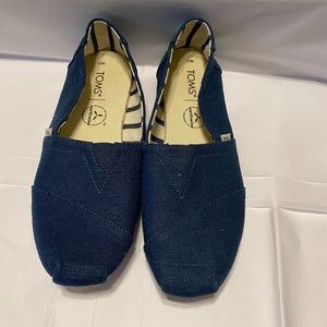 Women’s Toms Alpargata Heritage Canvas Shoes, Size 7